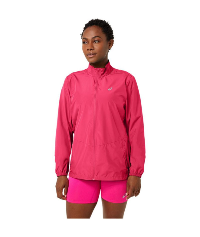 Chubasquero de running ASICS Core Rosa