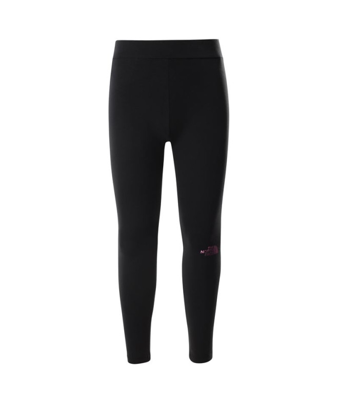 Mallas The North Face Big Logo G Black Violet