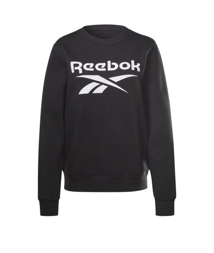 Sudadera sin capucha Reebok identity Logo Fleece W Black