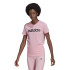 Camiseta adidas Loungewear Essentials Slim Logo W Pink