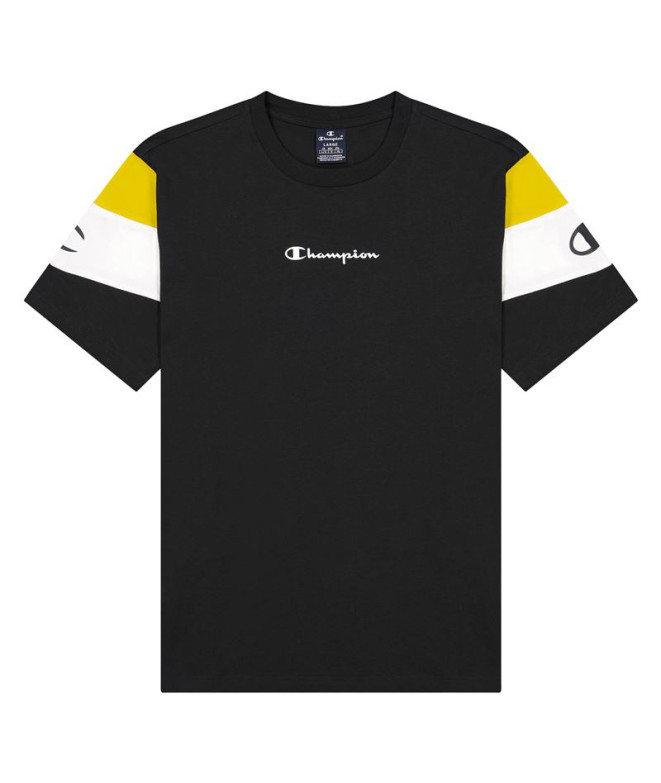 Camiseta Champion Crewneck Color Block M Black