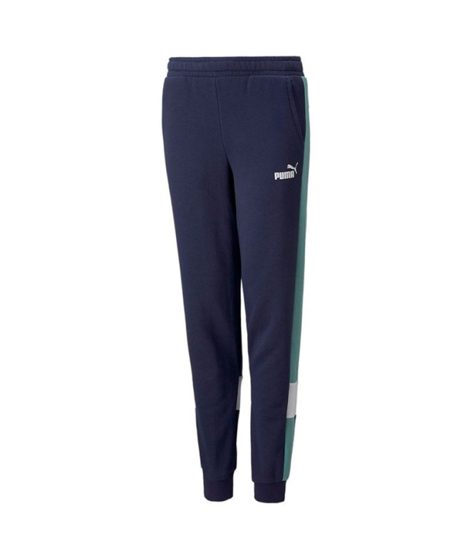 Pantalones Puma Essential+ Colorblock Boy Blue