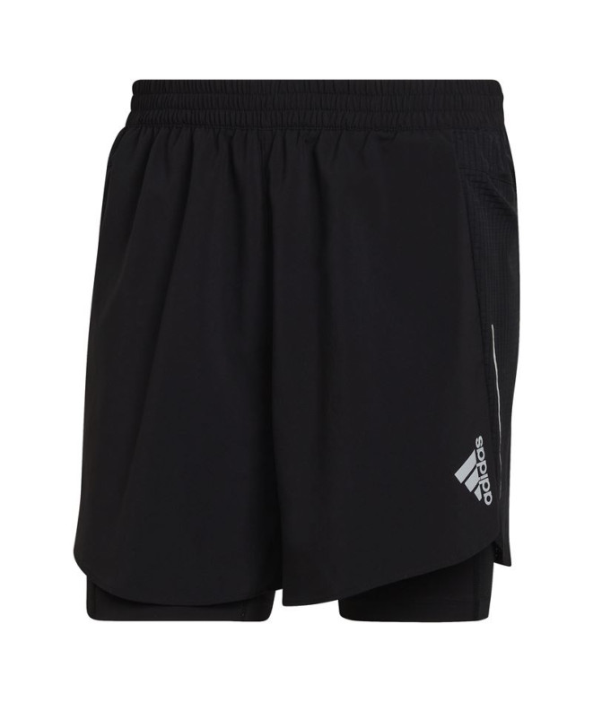Pantalones cortos de running adidas Two-in-One...