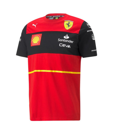 Camiseta manga corta Puma Scuderia Ferrari Sainz Replica...