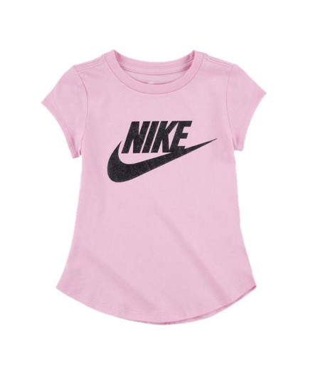Camiseta Nike Futura SS Niña Rosa