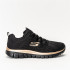 Zapatillas Skechers Graceful-Get Connect Mujer Black Mesh/Rose Gold Trim