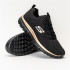 Zapatillas Skechers Graceful-Get Connect Mujer Black Mesh/Rose Gold Trim