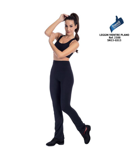 Mallas largas ajustadas Happy Dance Camal recto Mujer Bk