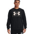 Camiseta Under Armour Rival Terry Logo Crew Hombre BK