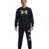 Camiseta Under Armour Rival Terry Logo Crew Hombre BK