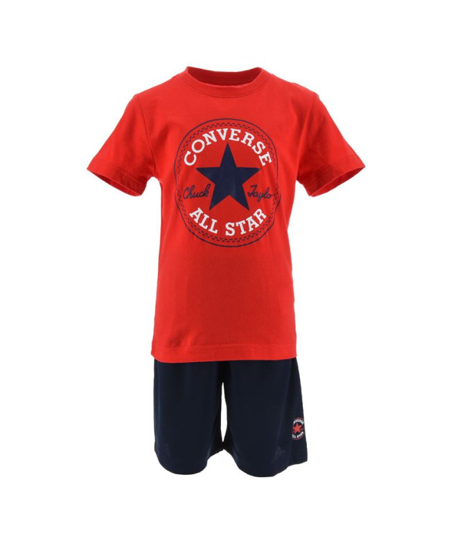 Conjunto Converse Chuck Taylor Patch Boy Red Blue