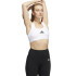 Sujetador deportivo adidas PowerReact Training Mujer Blanco