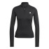 Camiseta Manga Larga adidas Hyperglam 1/4-Zip Mujer BK