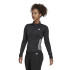 Camiseta Manga Larga adidas Hyperglam 1/4-Zip Mujer BK