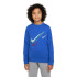 Sudadera Nike NSW SOS FLC CREW Niño Blue