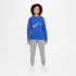 Sudadera Nike NSW SOS FLC CREW Niño Blue