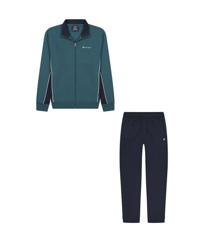 Chándal Champion Full Zip Hombre Green