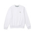 Sudadera Lacoste Algodón Ecológico Hombre Blanco