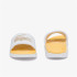 Chanclas de mujer Lacoste Croco Dualiste Mujer White