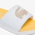 Chanclas de mujer Lacoste Croco Dualiste Mujer White