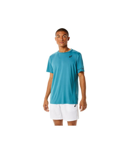 Camiseta ASICS COURT M SS TEE Hombre Blue