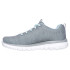 Zapatillas Skechers Graceful-Twisted For Mujer Gray & Mint Mesh/ Trim