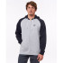 Sudadera Rip Curl Embroid Hooded Zip Thru Hombre Grey