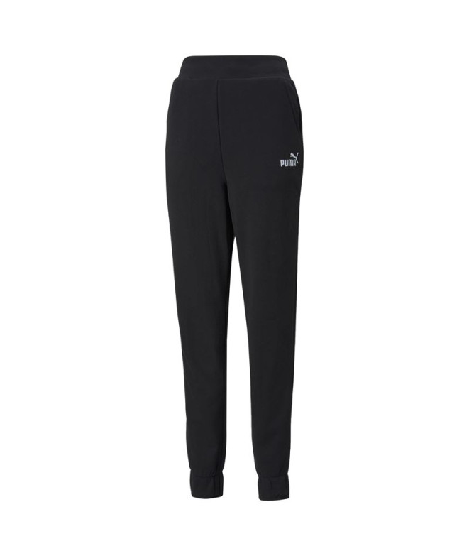 Pantalones Puma Essentials+ Embroidery Mujer Black
