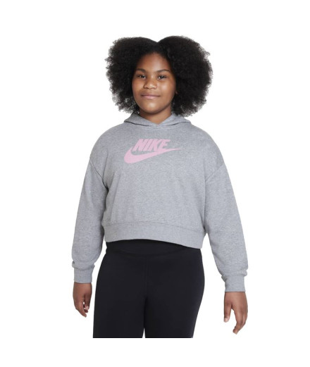 Sudadera con Capucha Nike Sportswear Club Niña Grey