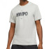 Camiseta manga corta de fitness Nike Dri-FIT Hwpo Hombre Grey