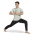 Camiseta de yoga adidas Aeroready blanco Hombre