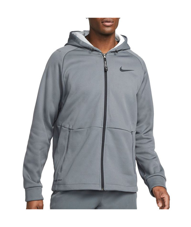 Chaqueta de fitness Nike Pro Therma-Fit gris...