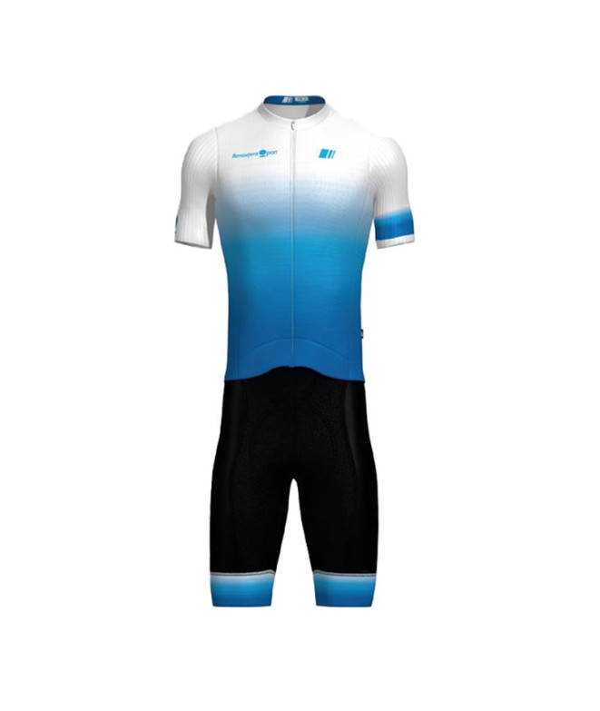 Culotte de ciclismo Gsport Aero Azul Mujer
