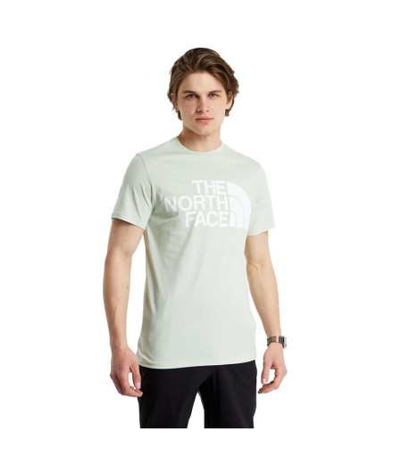 Camiseta de Montaña The North Face Basic Logo Verde Hombre