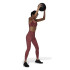 Mallas de Yoga adidas Studio 7/8 Rojo Mujer
