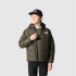 Chaqueta de Montaña The North Face Reversible Perrito Negro/Verde Niño