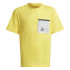 Camiseta adidas Future Pocket Amarillo Niño