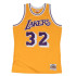 Camiseta de Baloncesto Mitchell & Ness La Lakers Magic Jhonson Amarillo Hombre