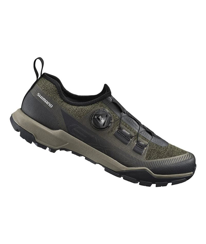 Zapatillas de Ciclismo Shimano Ex7 Verde