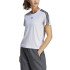 Camiseta de Fitness adidas Essentials 3 Bandas Blanco Mujer