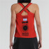 Camiseta de Pádel Bullpadel Orlas Delfi Brea Rojo Mujer