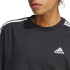 Vestido adidas 3S Boyfriend Single Negro Mujer
