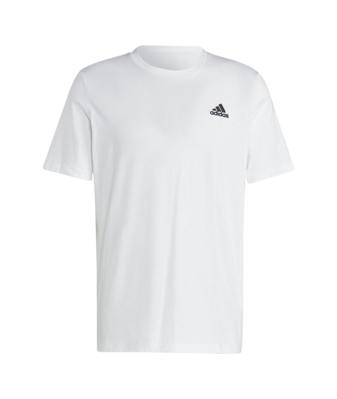 Camiseta adidas Essentials Blanco Hombre