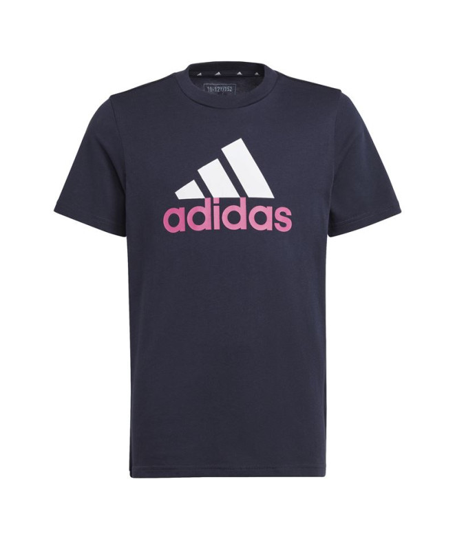 Camiseta adidas Essentials Big Logo Azul Infantil