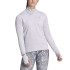 Camiseta de Running adidas Fast 1/2 Zip Lila Mujer