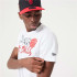 Camiseta New Era NBA Infill Graphic Chicago Bulls Blanco Hombre