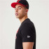 Camiseta New Era NBA Infill Graphic Chicago Bulls Negro Hombre