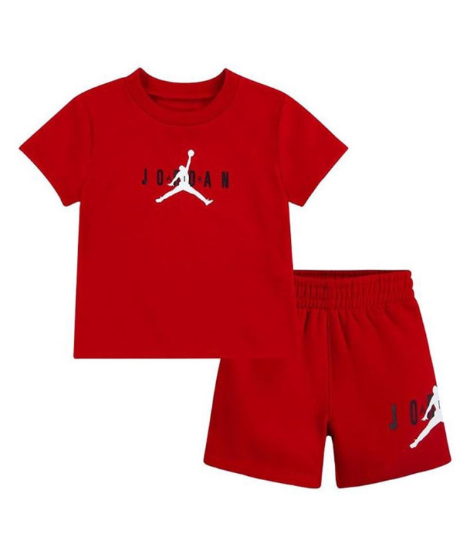 Conjunto Nike Jordan Infantil Rojo