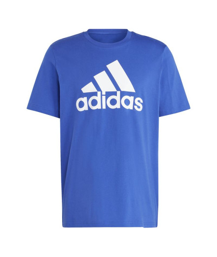 Camiseta adidas Essentials Single Big Logo Hombre Azul