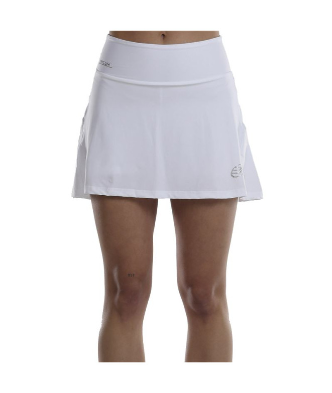 Falda de Pádel Bullpadel Unila Blanco Mujer